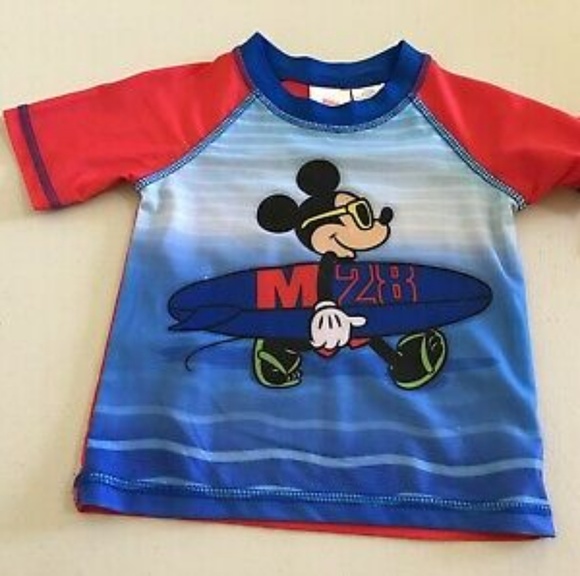 Disney's Mickey Mouse Rashguard and Trunks - Picture 3 of 4